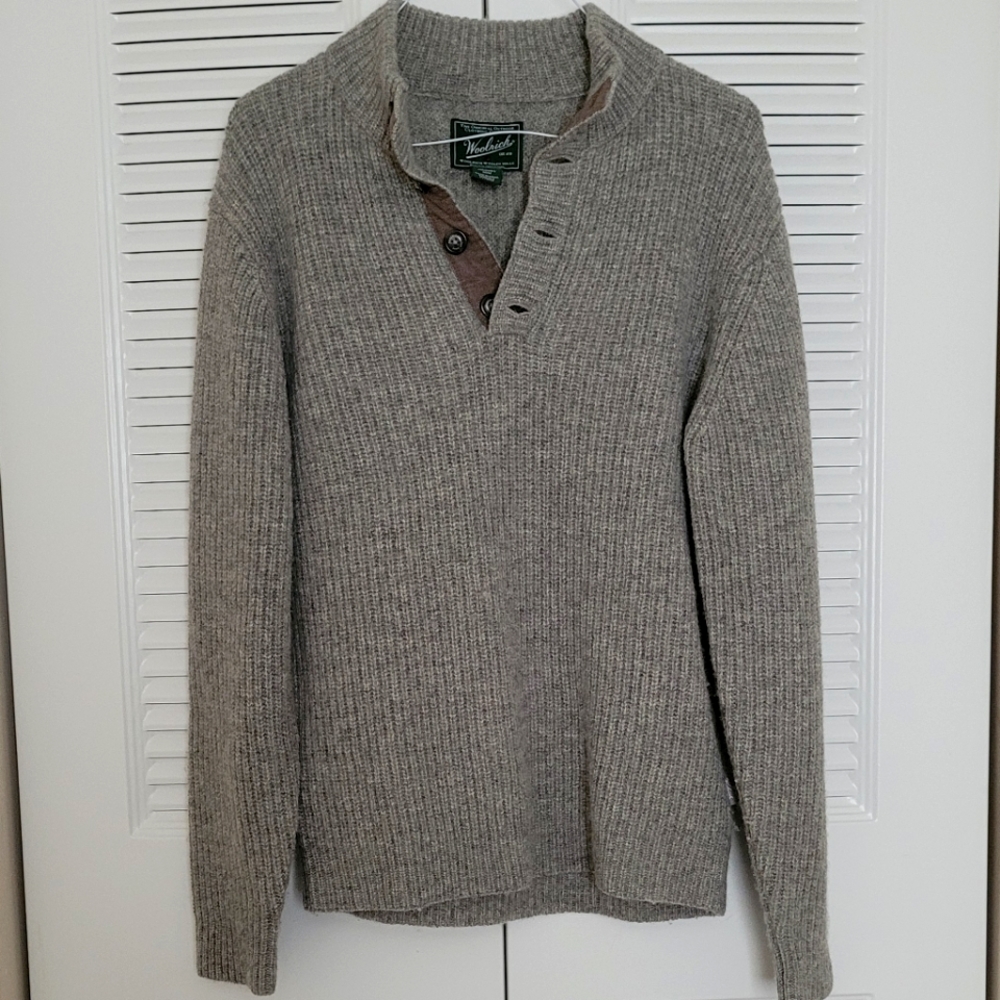 Woolrich The Woolrich Sweater - Men's M (Gray)